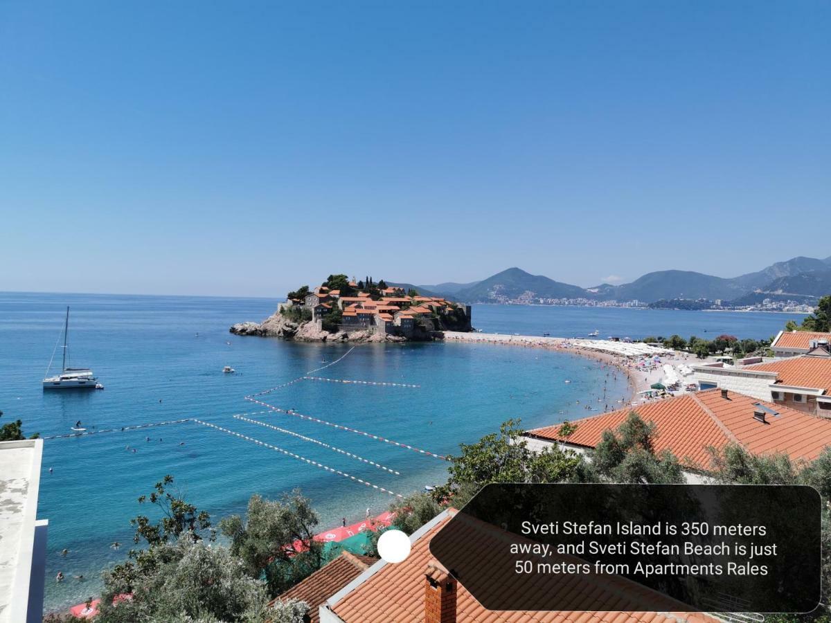 Apartments Rales Sveti Stefan Exterior foto
